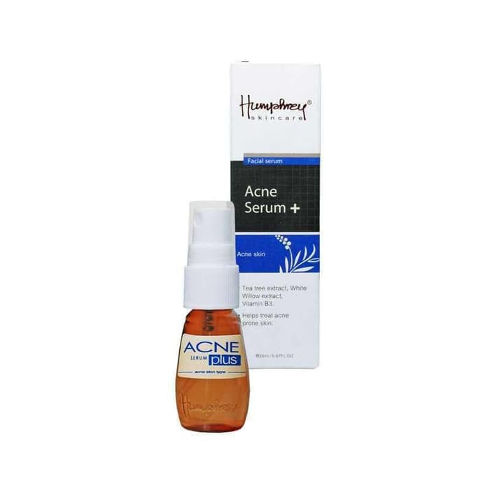 Humphrey Acne Serum Plus Bantu mengurangi kemerahan di kulit berjerawat