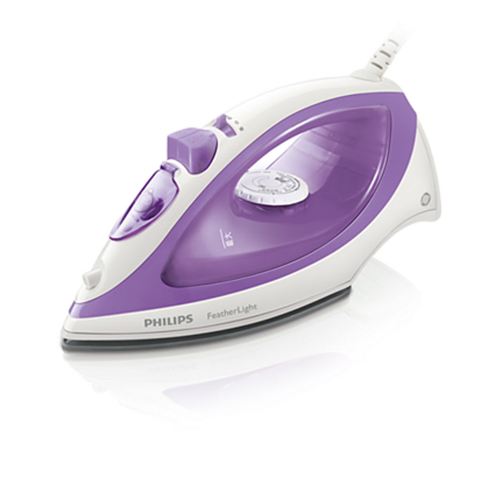 Philips FeatherLight Steam Iron GC1418.jpg Setrika uap ringan yang low watt