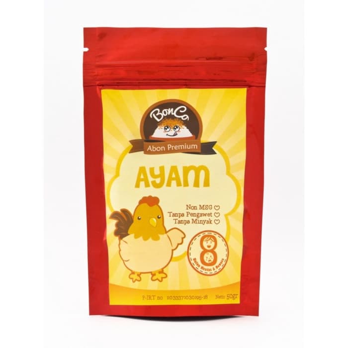 Bonco Abon Ayam.jpg Dapat dijadikan MPASI yang aman bagi bayi