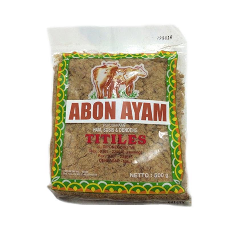 Titiles Abon Ayam.jpg Tekstur renyah dari daging pilihan