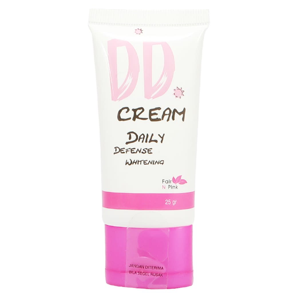 Fair n Pink DD Cream (25 gr).jpg Menyamarkan tampilan garis halus di kulit kering