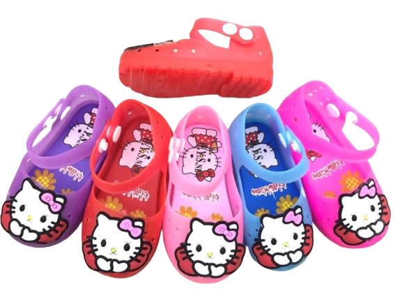 Hello Kitty LED Sepatu Sandal.jpg Anti panas dengan sepatu sandal soft-gel
