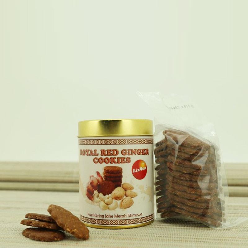 LIZMON Royal Red Ginger Cookies.jpg Kue kering jahe merah beraroma sedap