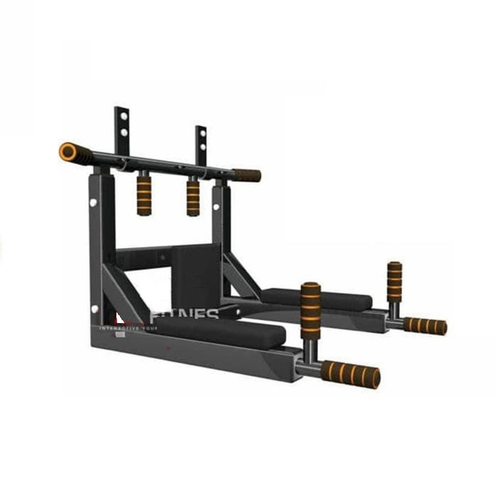 IndoFitnes Wall Mount Portable Pullup Dipping Bar-4.jpg
