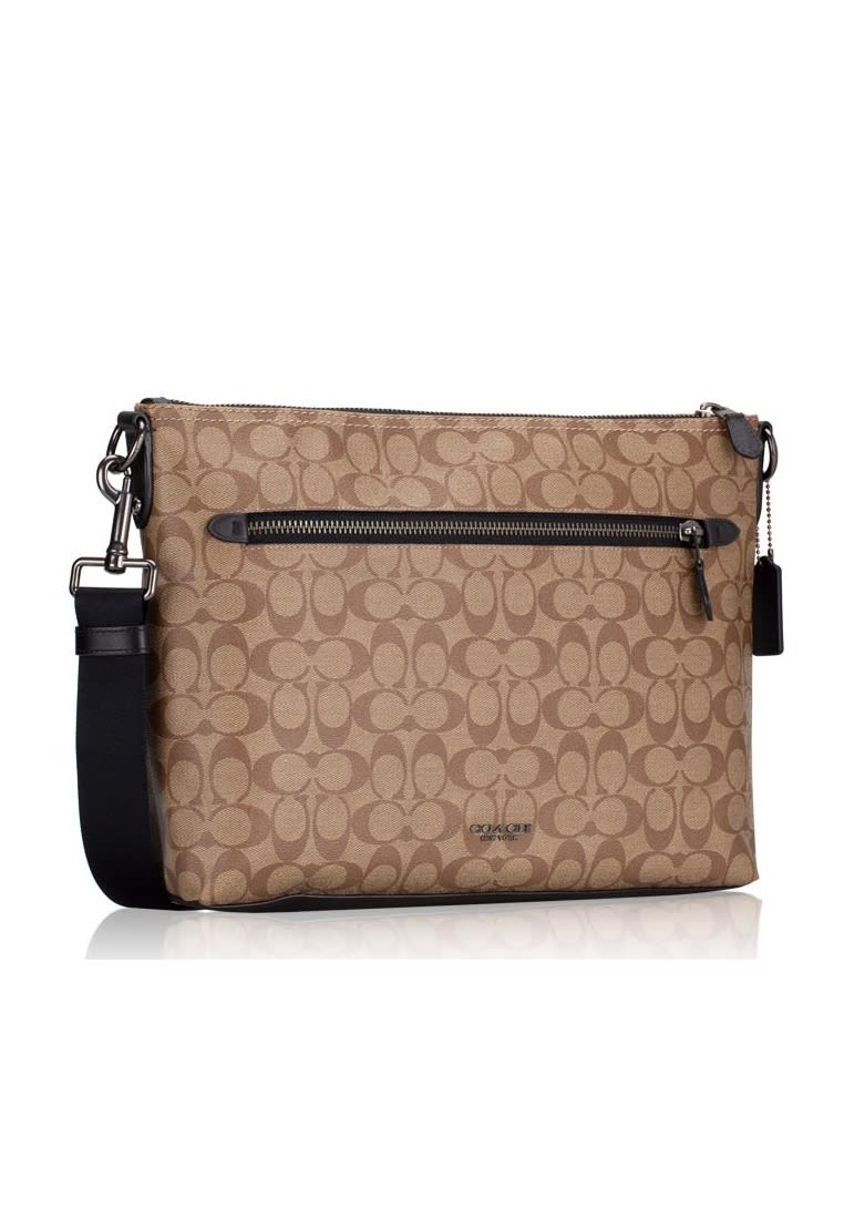 Coach Graham Signature Tan Messenger -2.jpg