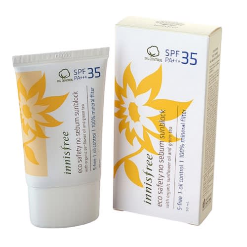 Innisfree Eco Safety No Sebum Sunblock SPF 35-2 Innisfree Eco Safety No Sebum Sunblock SPF 35-2