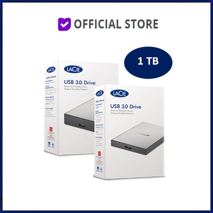 LaCie 1TB USB 3.0 Portable External Hard Drive 1TB STHY1000800 LaCie 1TB USB 3.0 Portable External Hard Drive 1TB STHY1000800