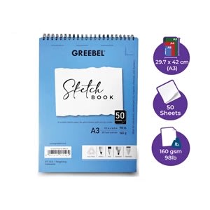 Greebel Sketchbook A3 16002 Harga Review Ulasan Terbaik Di