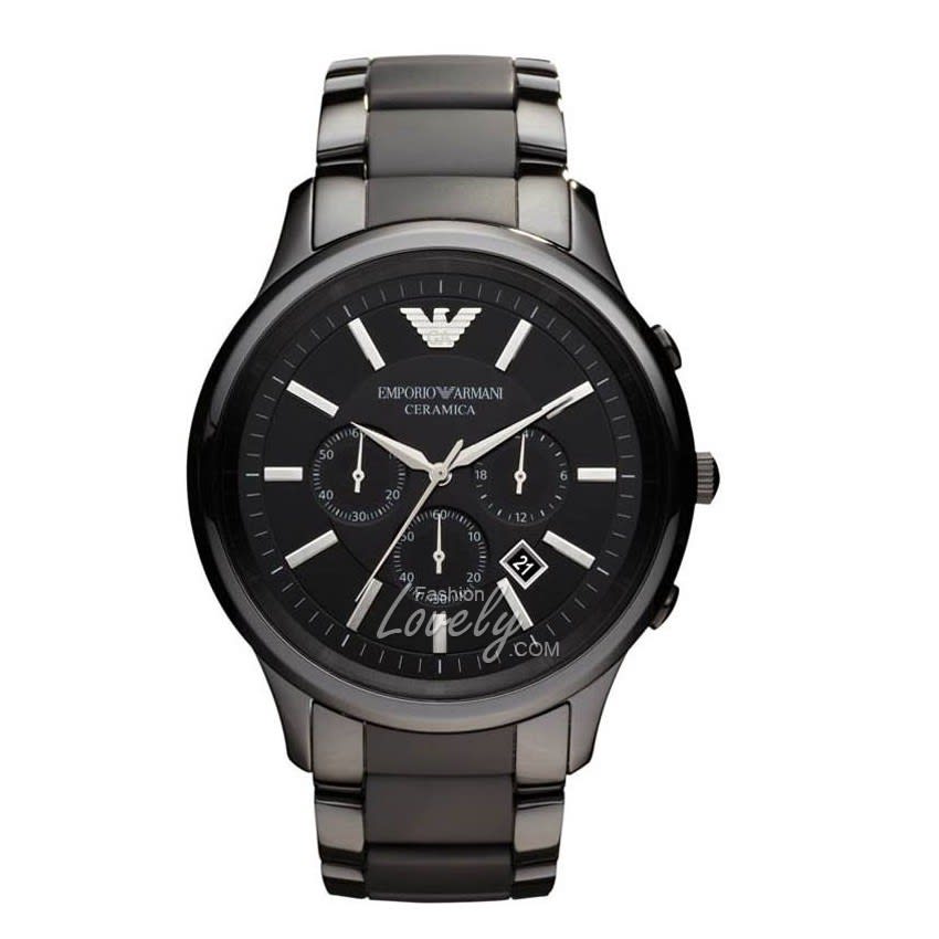 Armani Emporio Armani นาฬิกา AR1451 Black Ceramica Mens Watch .jpg