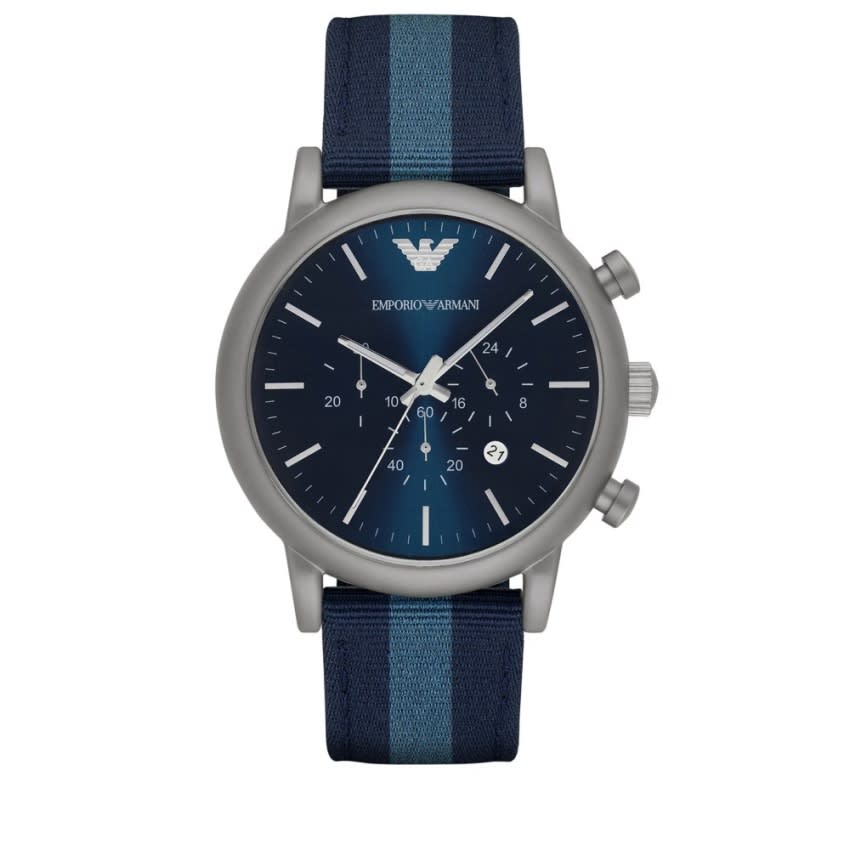 Armani Emporio Armani นาฬิกาข้อมือ Men's 'Dress' Quartz Stainless Steel Dress Watch AR1949 .jpg