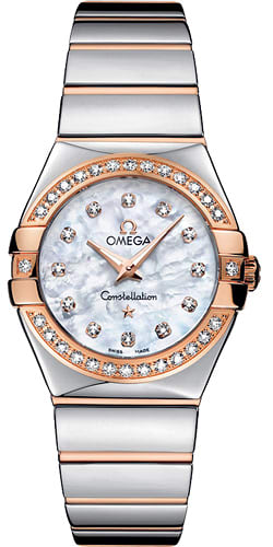 OMEGA Constellation Diamond Dial Ladies Watch Item No. 123.25.27.60.55.005.jpg