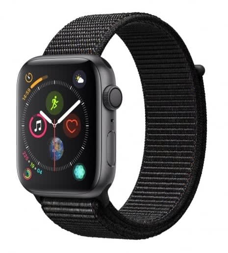 Apple Watch Series 4 GPS, 44mm Space Grey Aluminium Case with Black Sport Loop.jpg smartwatch Apple ราคา