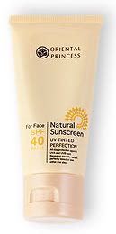 Oriental Princess Natural Sunscreen UV Tinted Perfection SPF40 PA+++.jpg Oriental Princess ครีมกันแดด