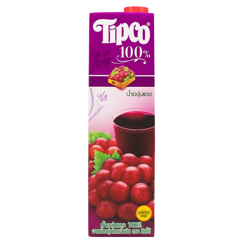 ทิปโก้ น้ำองุ่นแดง 100% 1000 มิลลิลิตร.jpg น้ําองุ่น tipco