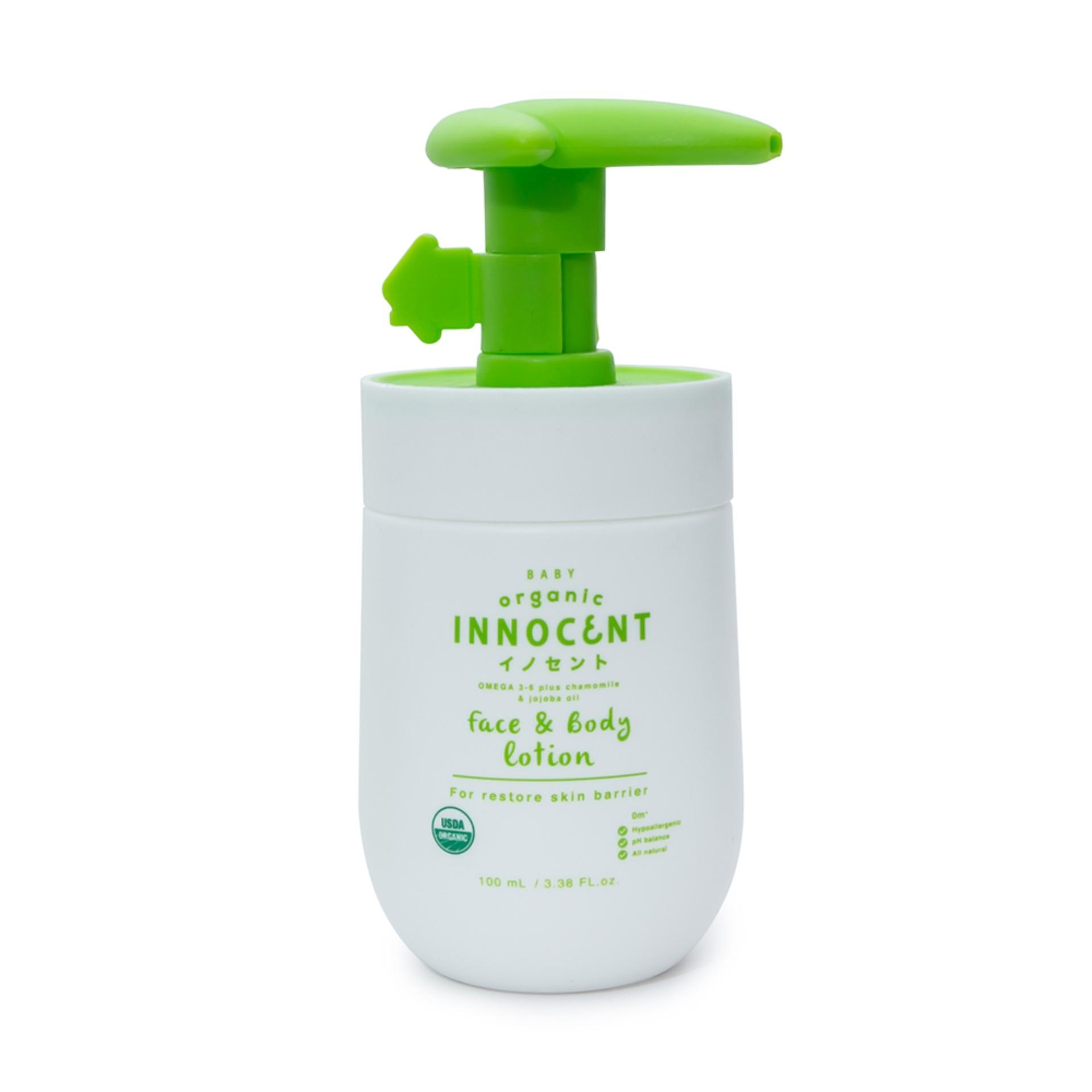 โลชั่นเด็ก Organic Innocent Face & Body Lotion.jpg โลชั่นเด็ก Organic Innocent