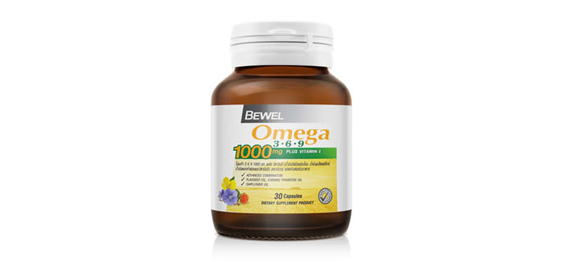 BEWEL Omega 369 1000 mg plus Vitamin E 30 capsules.jpg อาหารเสริมวิตามินอี BEWEL
