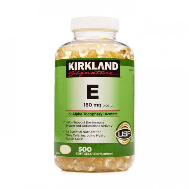 Kirkland วิตามินอี 400 I.U..jpg อาหารเสริมวิตามินอี Kirkland