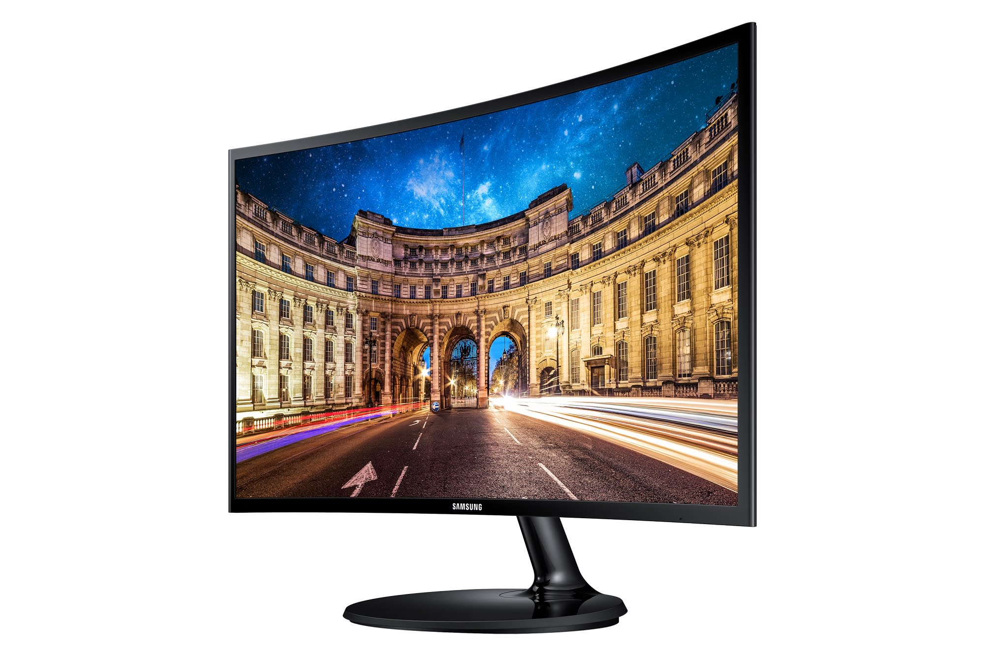 SAMSUNG C24F390FHE 24 CURVED LED MONITOR.jpg จอคอมพิวเตอร์โค้งที่ดีที่สุด Samsung
