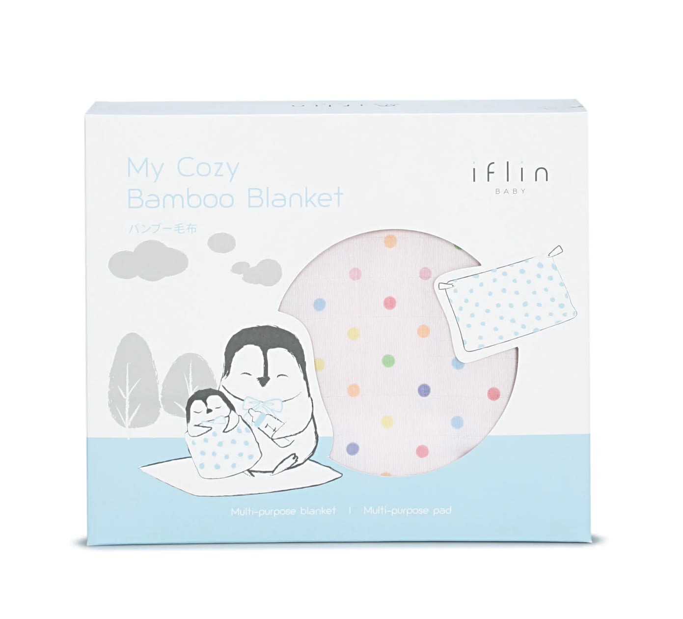 IFLIN BABY ผ้าห่มใยไผ่ สีชมพู รุ่น IFMCPP2.jpg