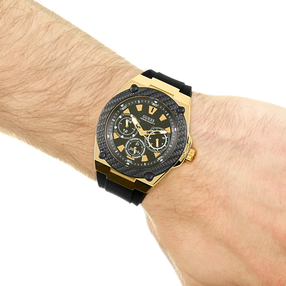 GUESS นาฬิกาข้อมือผู้ชาย LEGACY รุ่น W1049G5 สีดำ-5.jpg