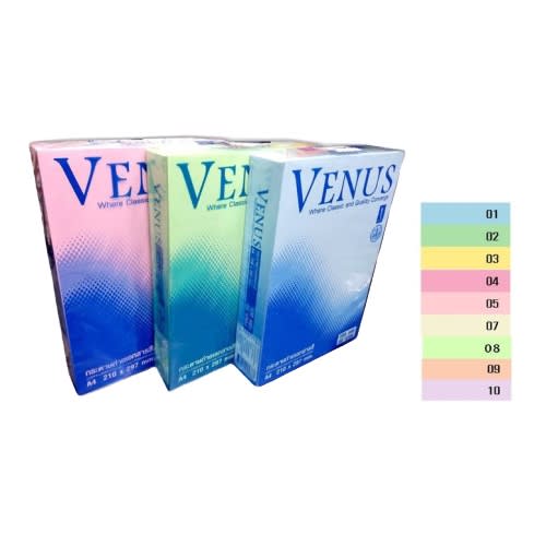 กระดาษถ่ายเอกสารสีเข้ม 80 แกรม A4 VENUS no.13 ฟ้าเข้ม(1x 500แผ่น) - 4.jpg