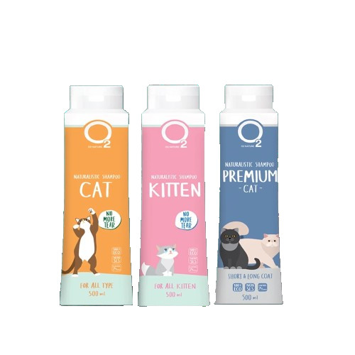 O2 Kitten Shampoo แชมพูแมว O2 Kitten Shampoo แชมพูแมว ยี่ห้อไหนดี ขนนุ่ม กลิ่นหอม