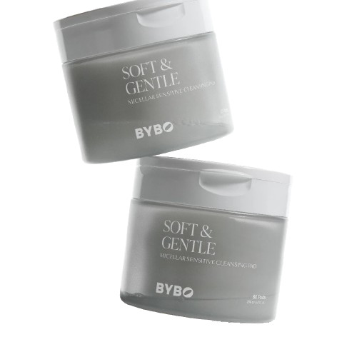 แผ่นเช็ดเครื่องสำอาง BYBO Soft & Gentle Micellar Sensitive Cleansing Pad แผ่นเช็ดเครื่องสำอาง BYBO Soft & Gentle Micellar Sensitive Cleansing Pad