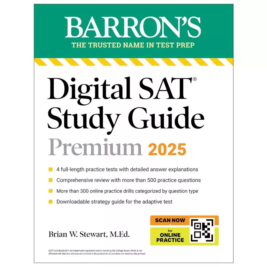 Barron's SAT PREMIUM STUDY GUIDE 2025 หนังสือ grammar เตรียมสอบ sat Barron's SAT PREMIUM STUDY GUIDE 2025 หนังสือ grammar เตรียมสอบ sat