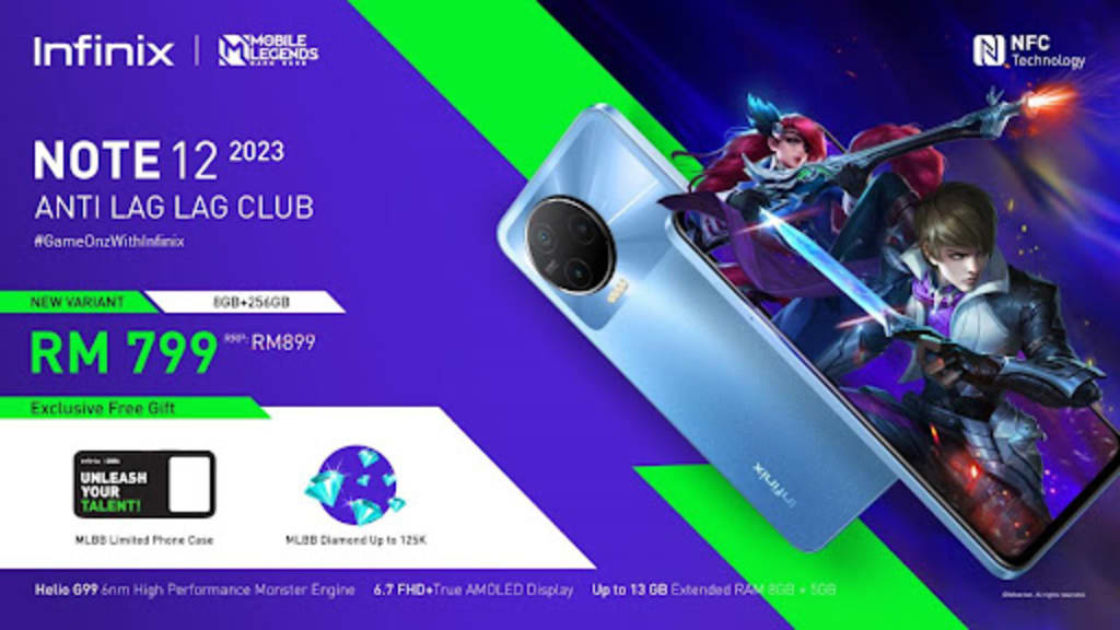 Infinix Note 12 (2023): Now With 8GB RAM + 256GB ROM