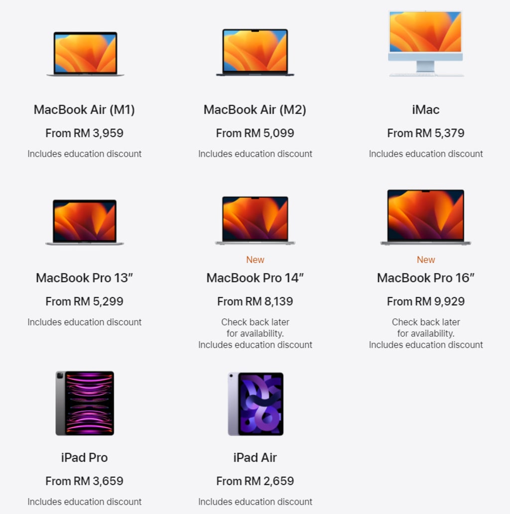 Apple Education Back To School Sale Malaysia 2023