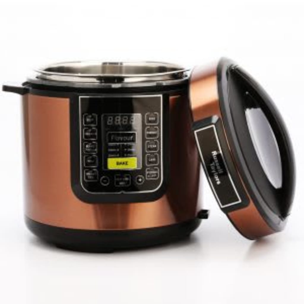 Best Russell Taylors 6L Dual Pot Pressure Cooker PC-60 Price & Reviews ...
