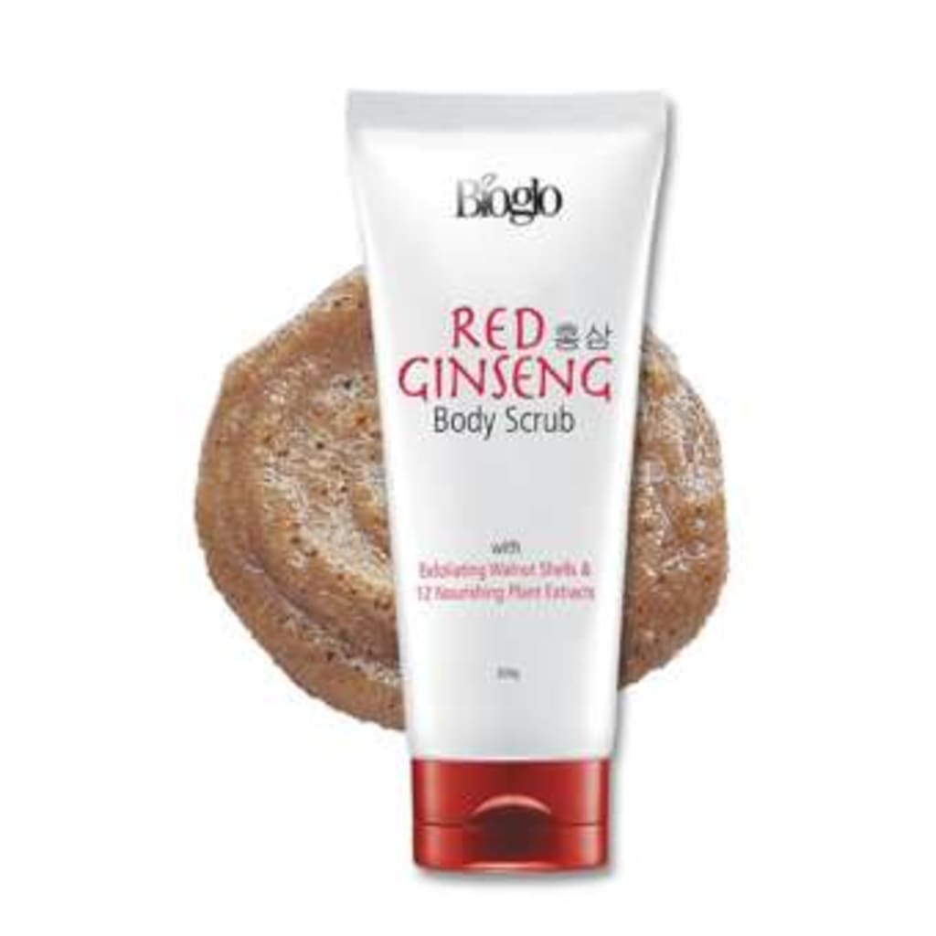 Cosway Bioglo Korean Red Ginseng BODY scrub Harga & Review / Ulasan