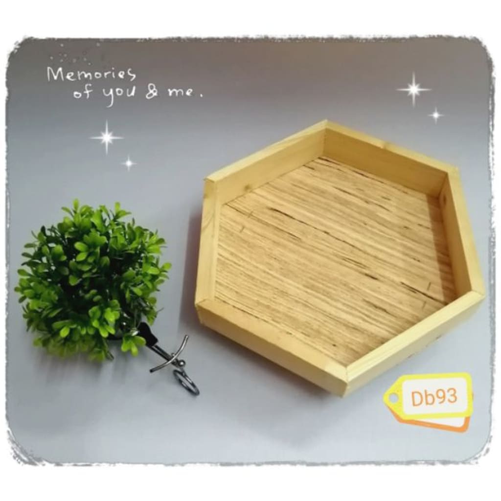 Dulang Hantaran Kayu Pallet Hexagon Terbaru Harga & Review ...