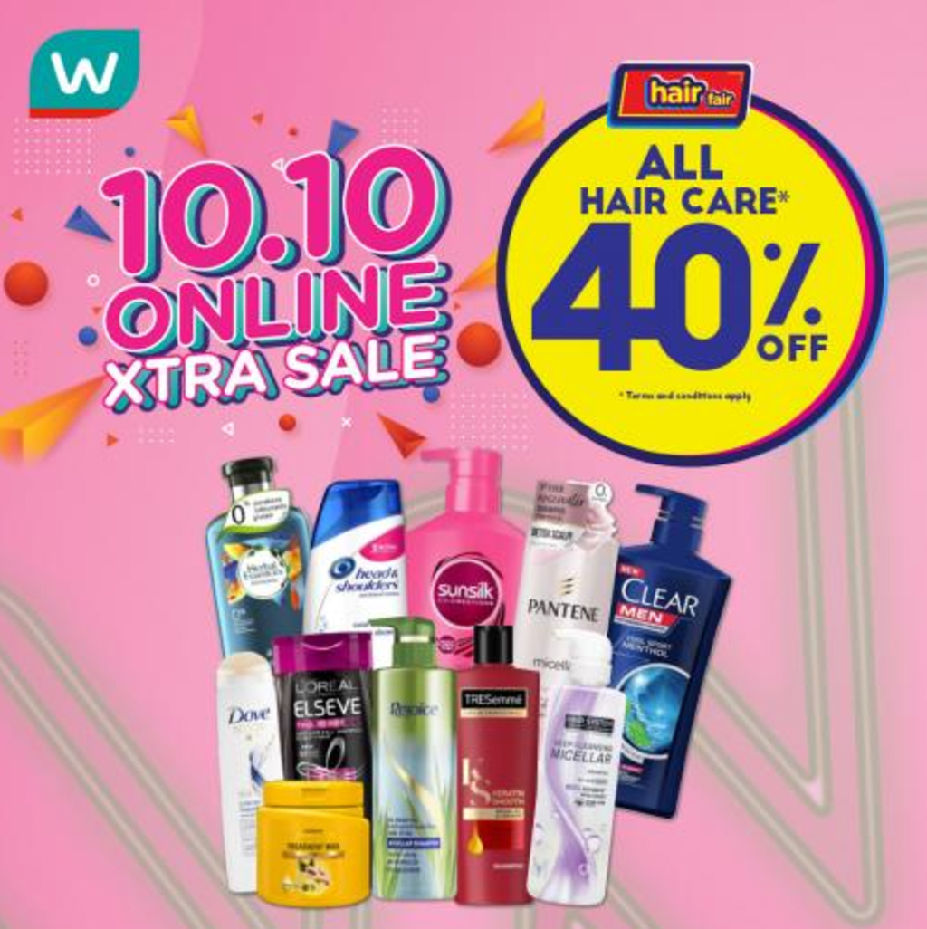 Promosi Watsons Sale 10.10 Malaysia 2024