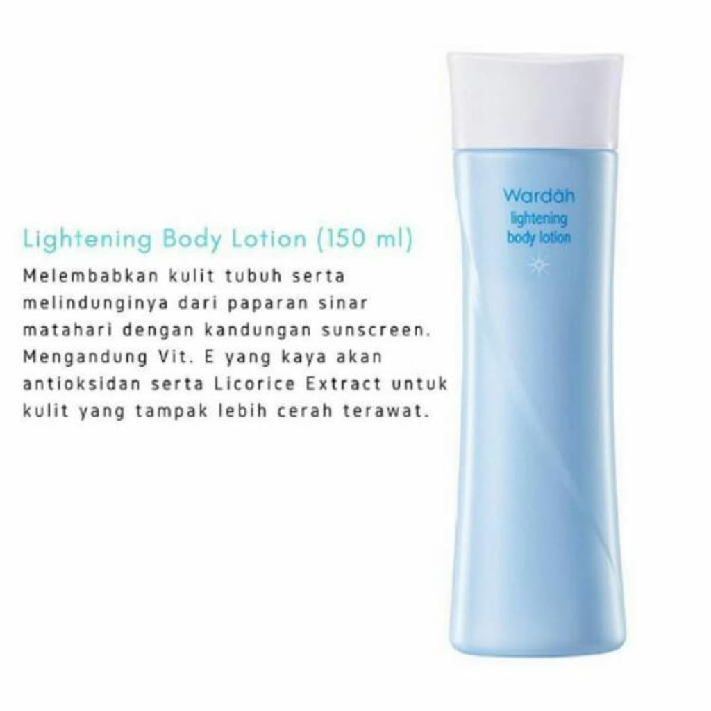 Wardah Cosmetics Lightening Body Lotion Harga & Review  
