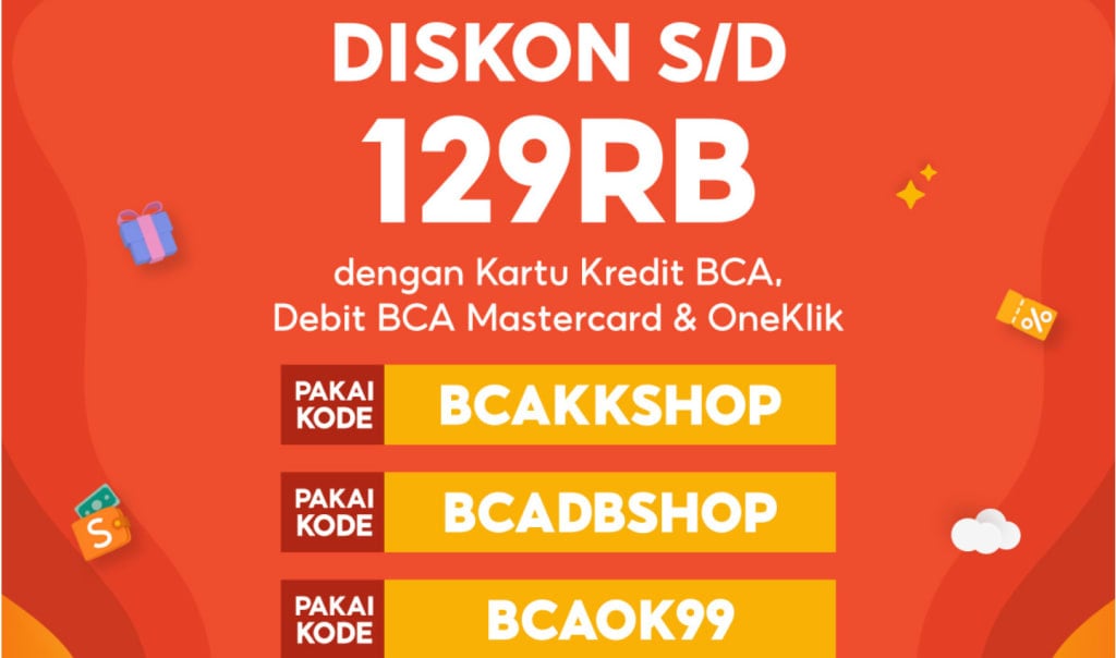 Promo Bank Shopee Indonesia 2024 | Diskon Ekstra Hingga 8%