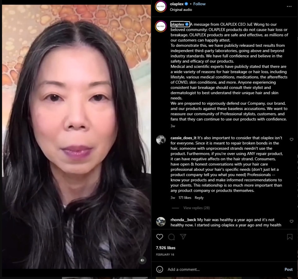 Olaplex Faces Lawsuits After Bestsellers Causes Hair Loss