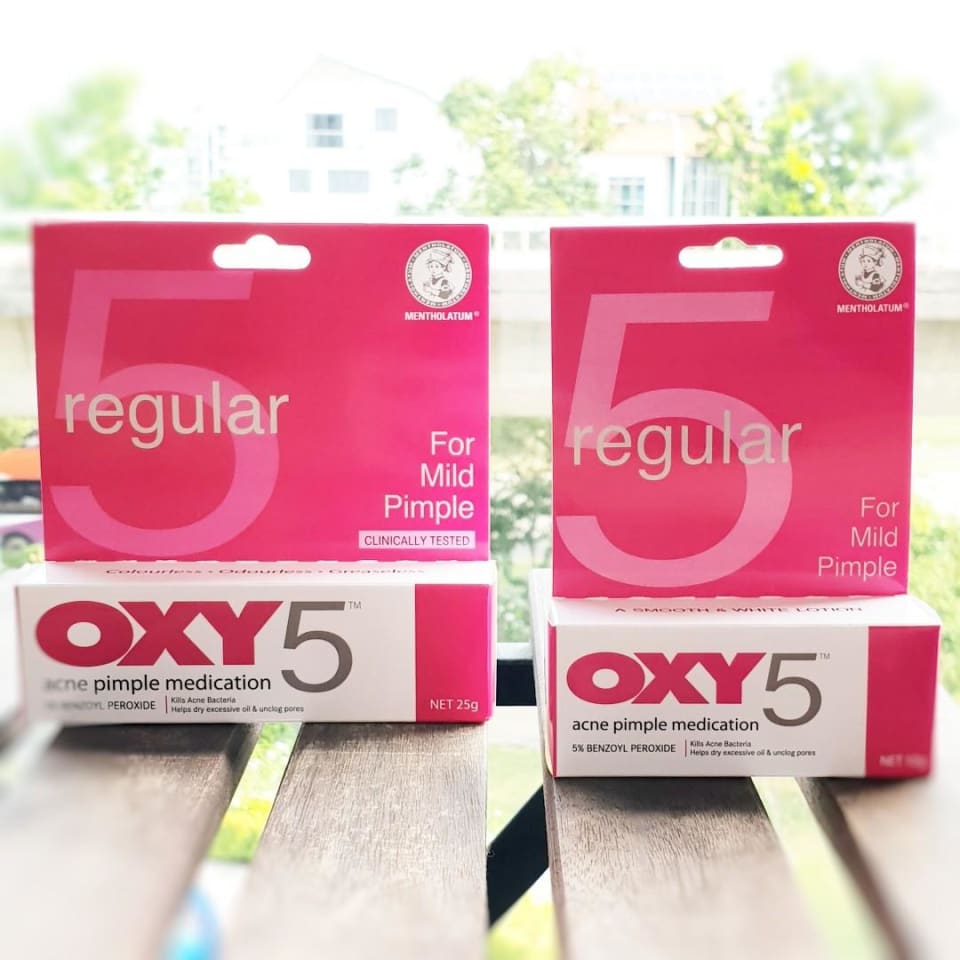 OXY 5 Acne Pimple Medication Harga &amp; Review / Ulasan