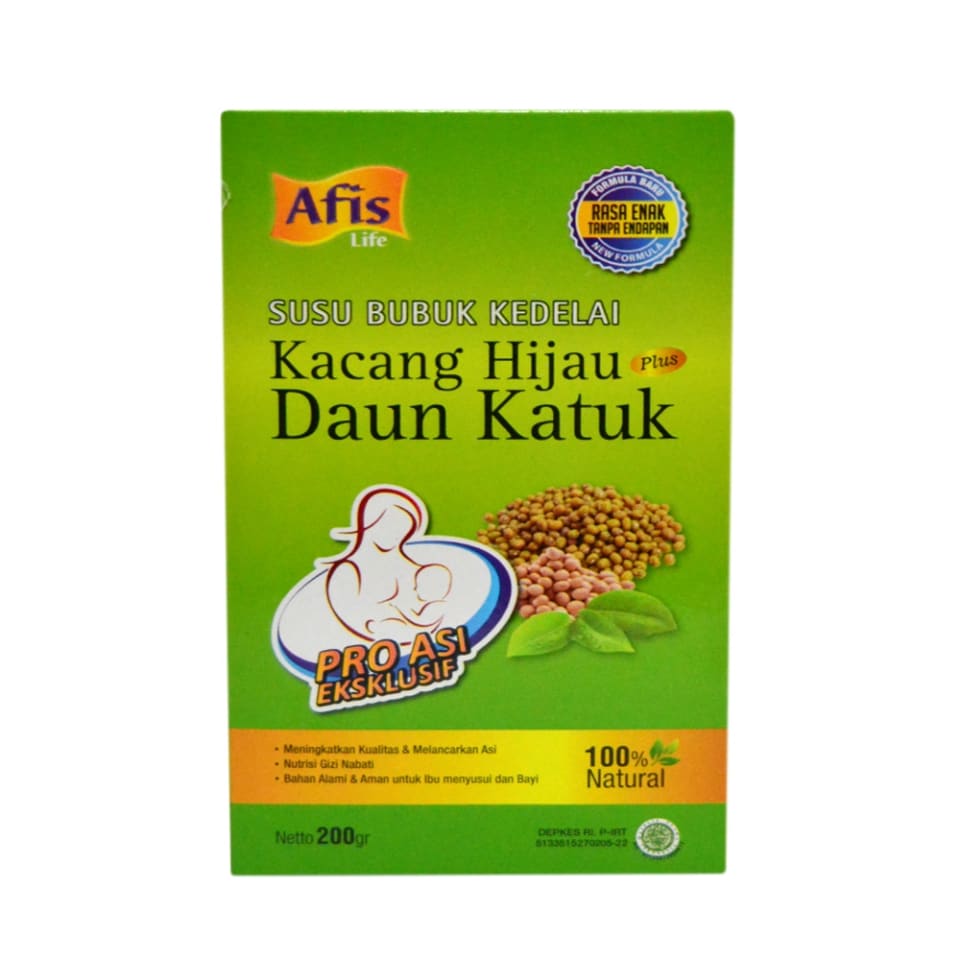 Afis ASI Booster Kacang Hijau  Daun  Katuk  200 gr 