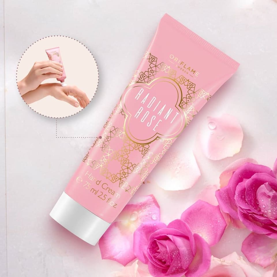 Oriflame Radiant Rose Hand Cream Harga & Review / Ulasan Terbaik di