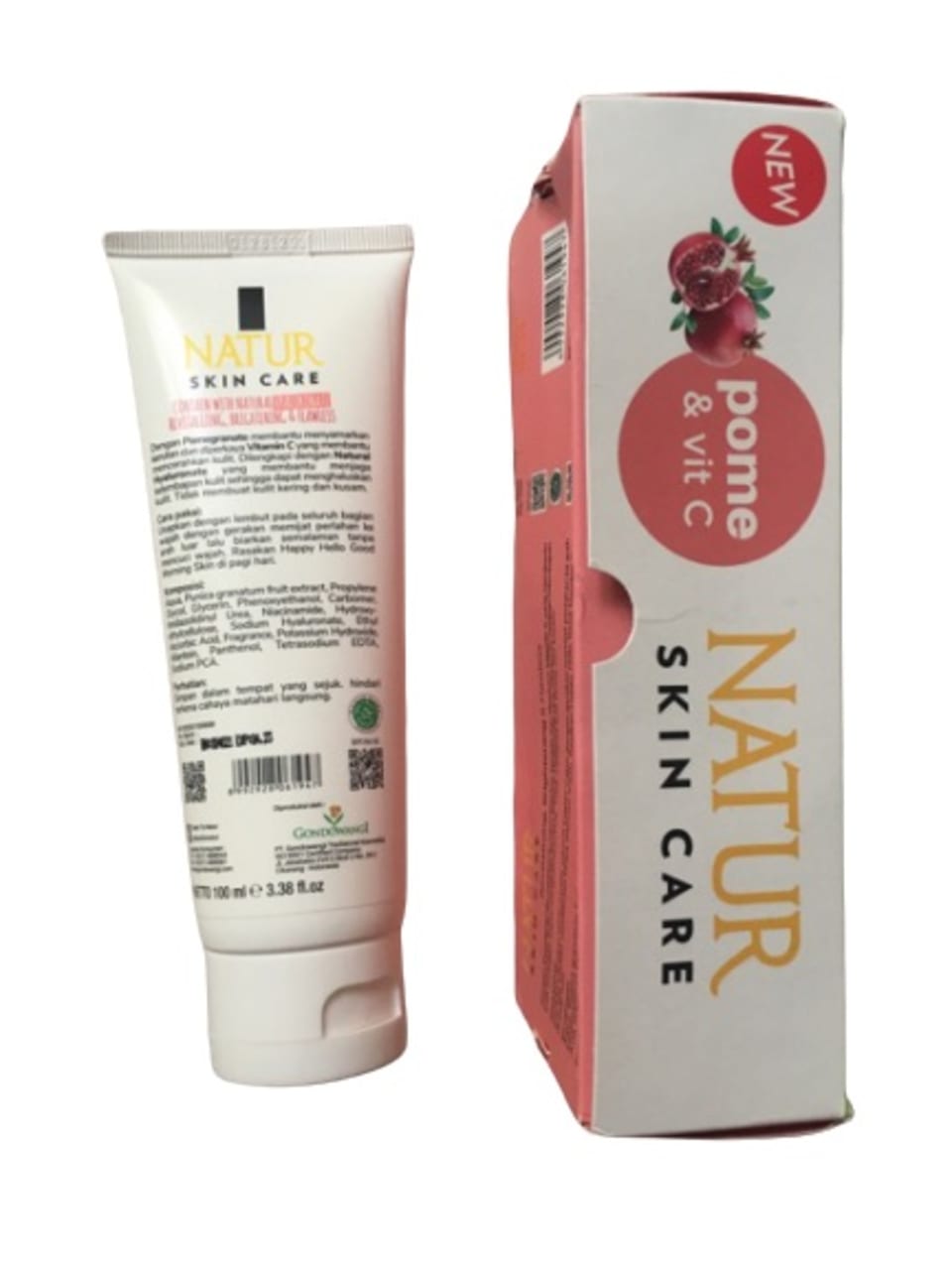 Natur Skin Care Sleeping Mask Pome & Vit C Harga & Review  