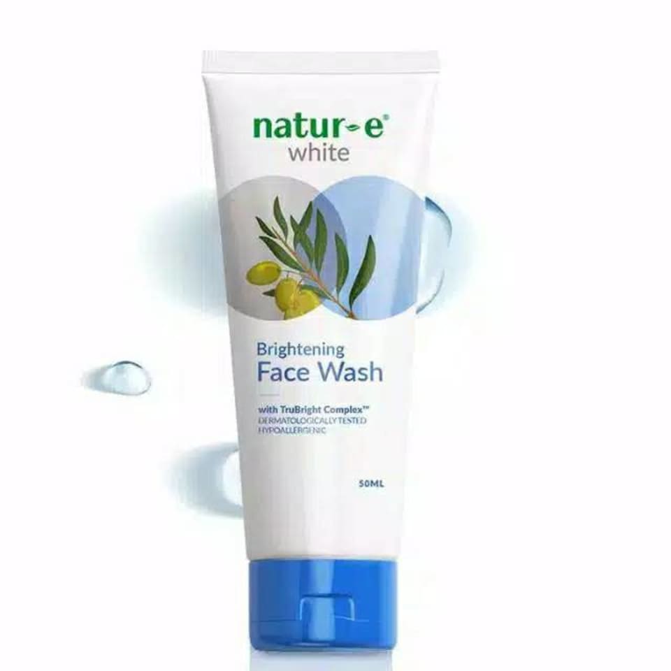Natur-E White Brightening Face Wash Harga & Review  