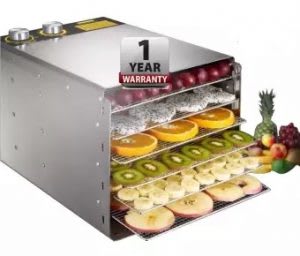 Best food dehydrator with stainless steel trays and timer