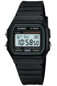 นาฬิกา casio f-91w หนึ่งใน นาฬิกา casio standard สำหรับทุกเพศทุกวัย