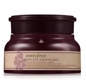 innisfree wine jelly sleeping pack