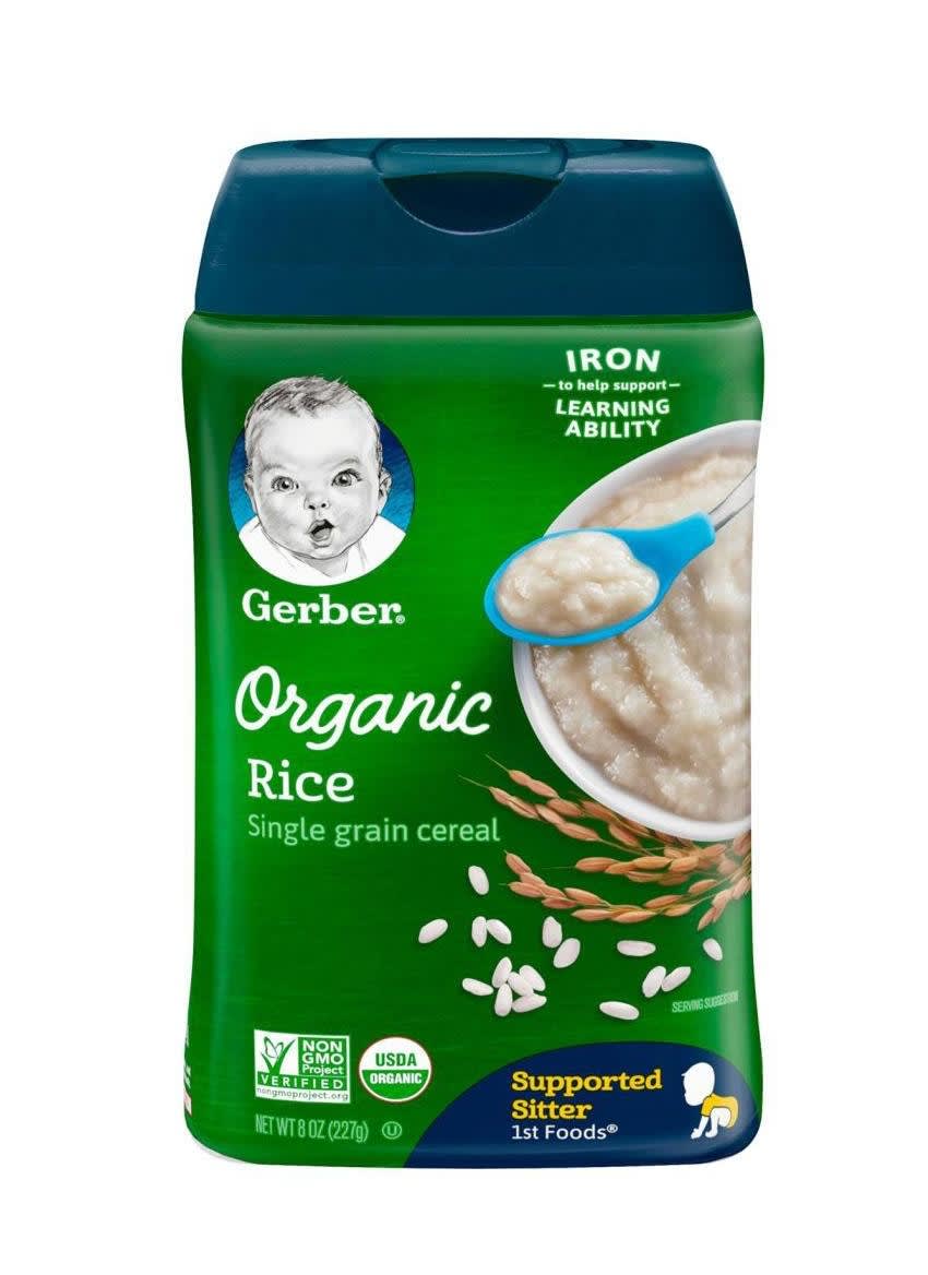 gerber inf cereal no fruit wic