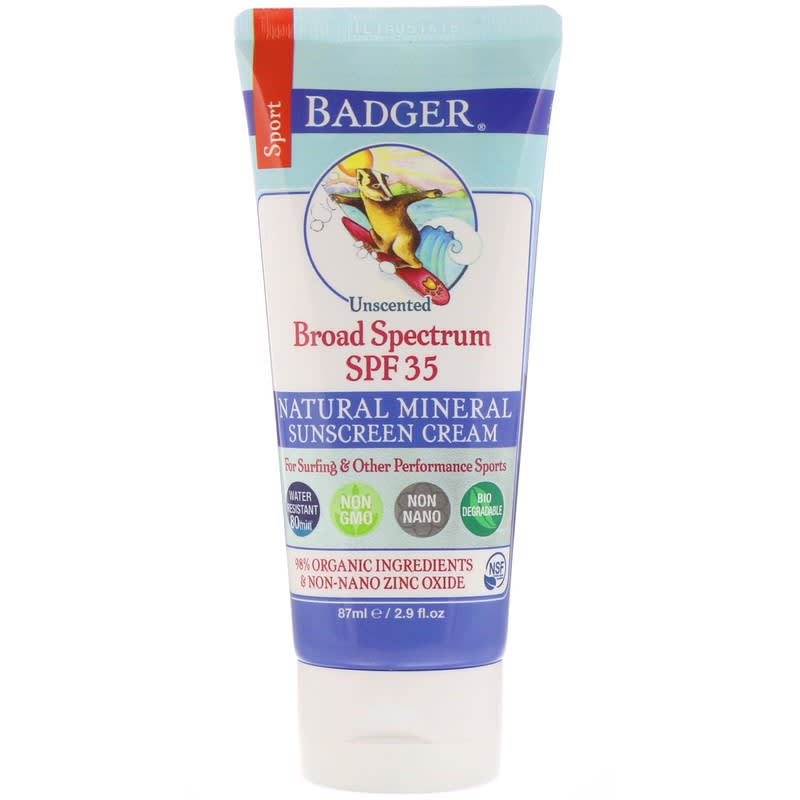 badger spf 35 sport sunscreen cream