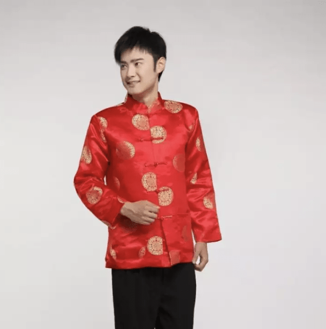 Chinese Tang Suit Jacket Men's Top - Fashion Hanfu