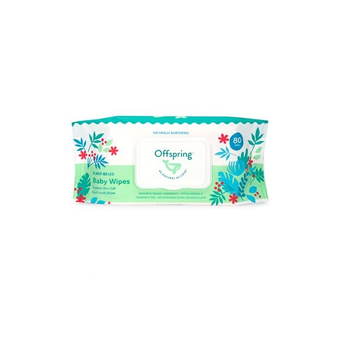 Softer Larger Thicker and More Absorbent Plant Cellulose Based Wet Wipes with Aloe for Gentle Cleansing from Head to Toe Offspring Baby Wipes 