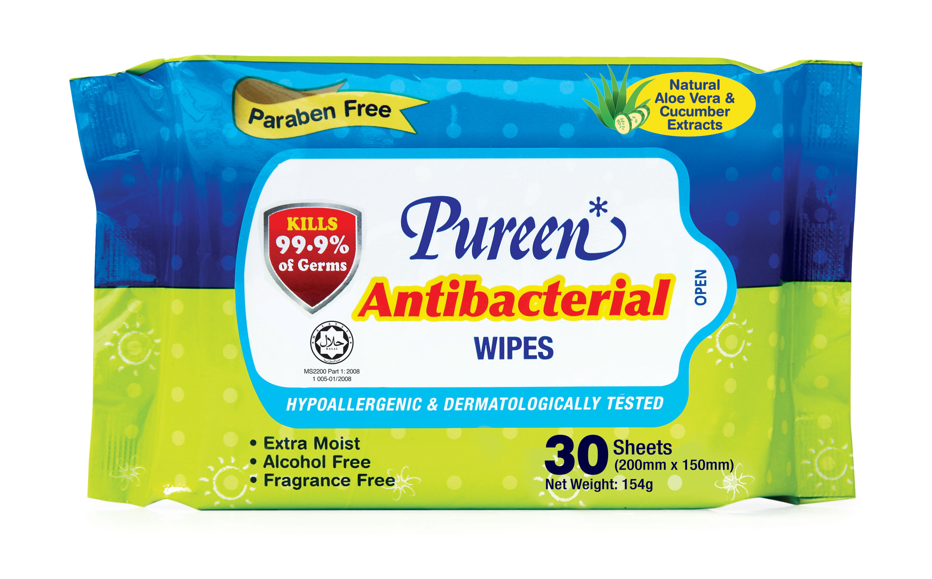Antibacterial wipes